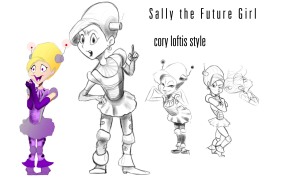 retro future girl sally